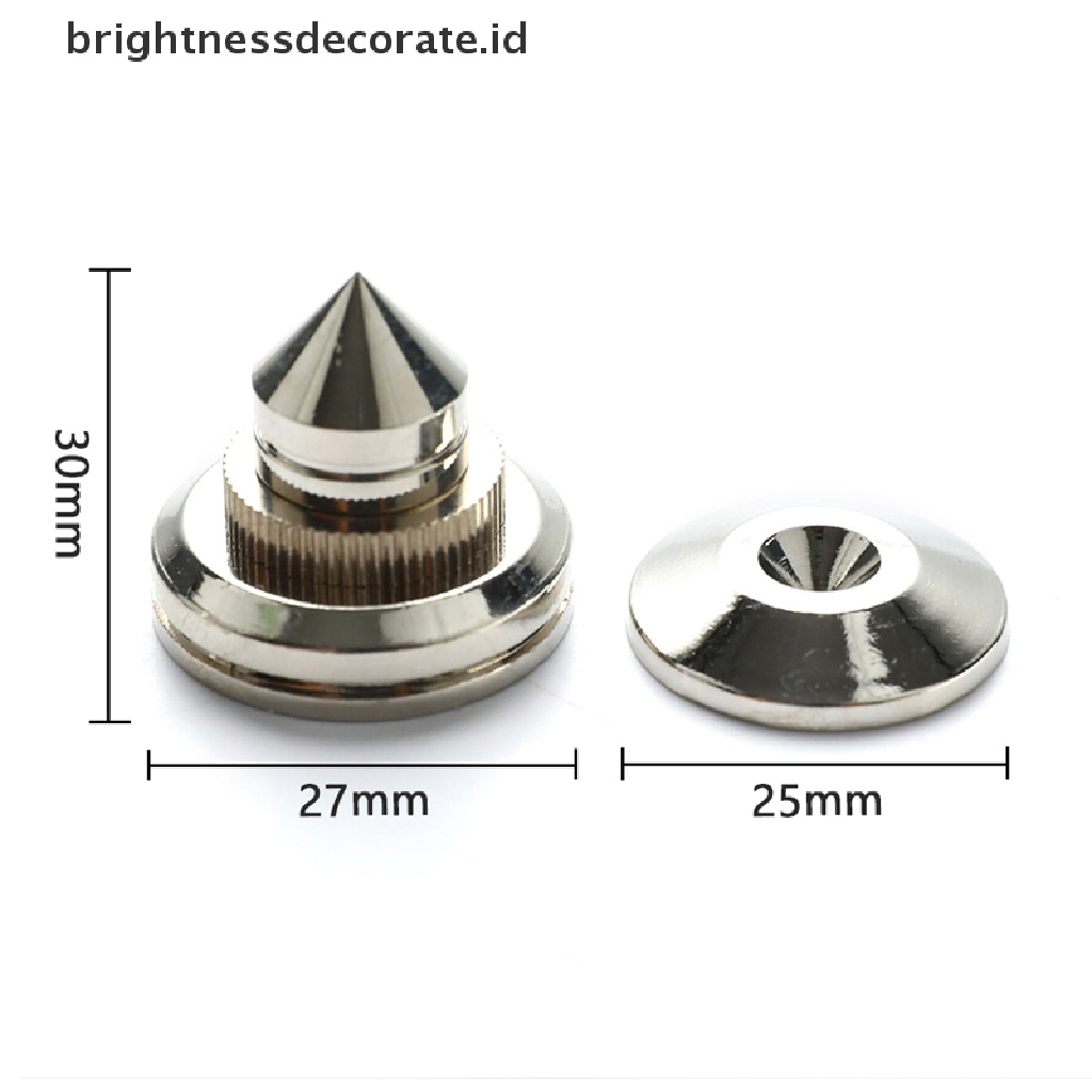 4 Set Stand Mount Base Spike Kerucut Untuk Speaker