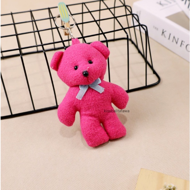 Gantungan Kunci Boneka / Aksesoris Tas Motif Beruang Lucu Murah Mainan Anak