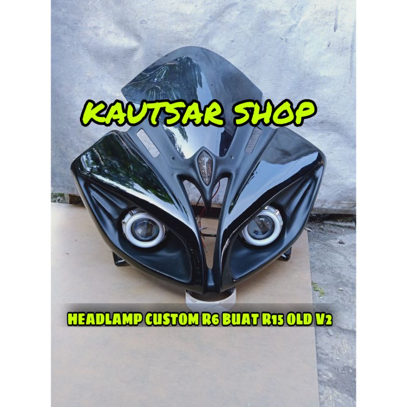 Headlamp R6 topeng R6 TOPENG R15 OLD V2 headlamp R15 OLD V2