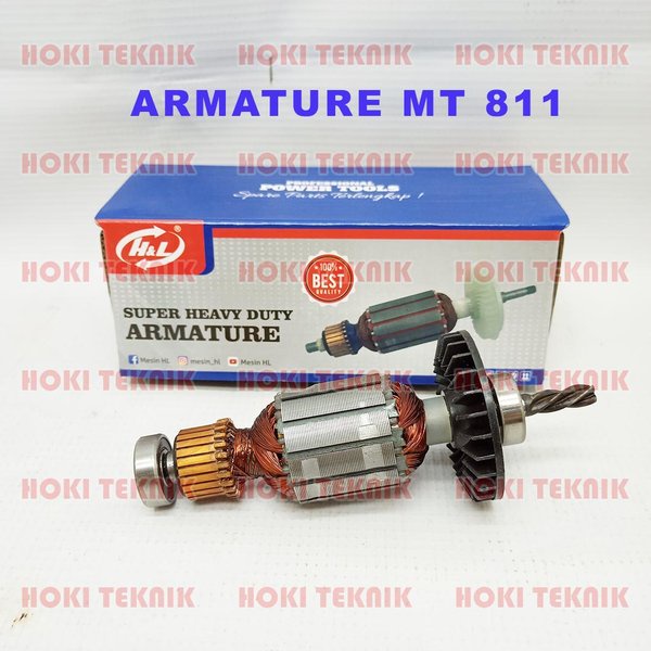 ARMATURE MAKTEC MT811 Angker Mesin Bor Maktec MT 811 Merk HL Rotor MT811 Maktec Terjangkau
