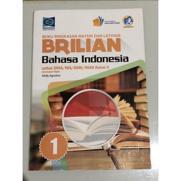 

BUKU BRILIAN, GRAFINDO EDISI REVISI, PSM QUADRA, KELAS X