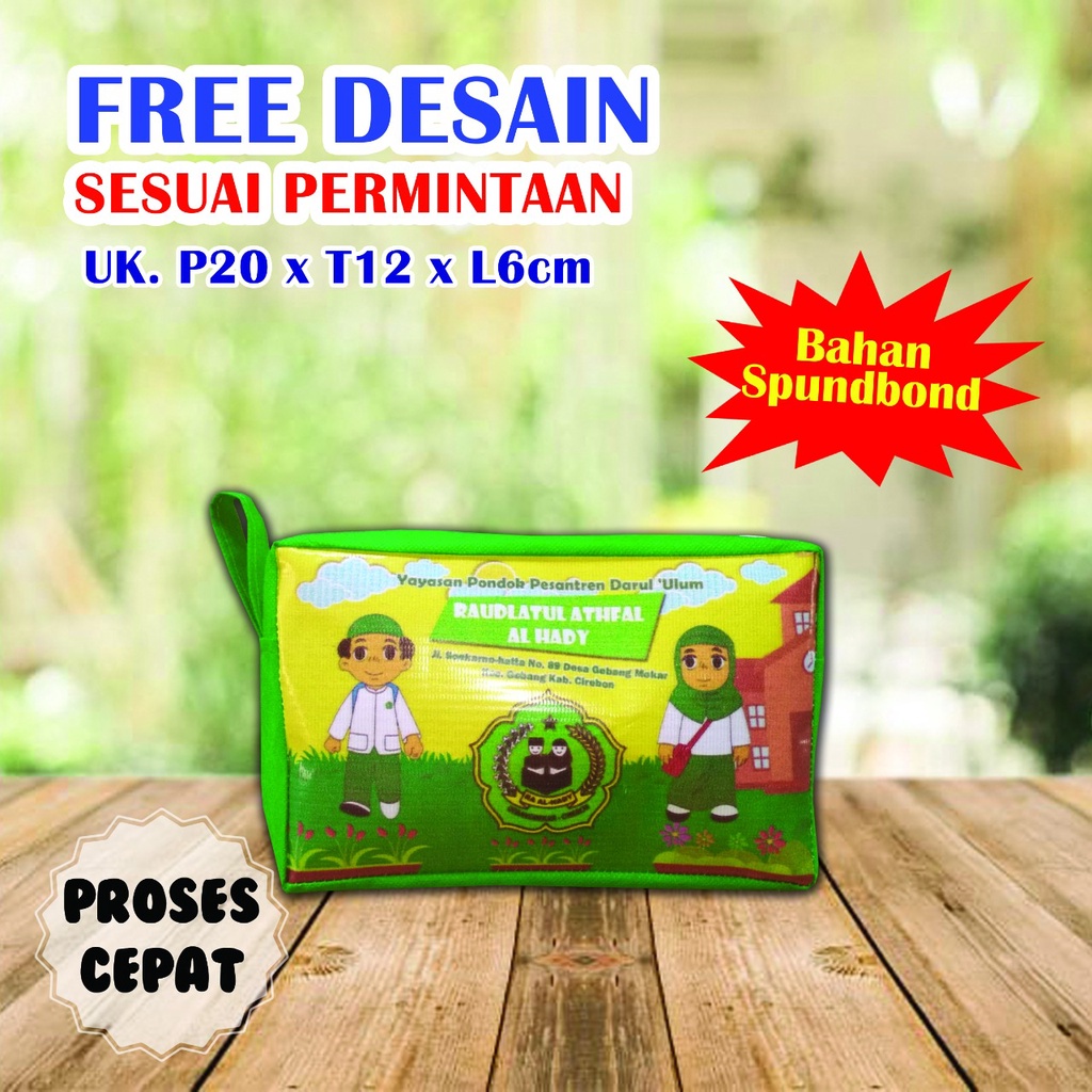 

DOMPET SOUVENIR CUSTOM / TEMPAT PENSIL ANAK MURAG