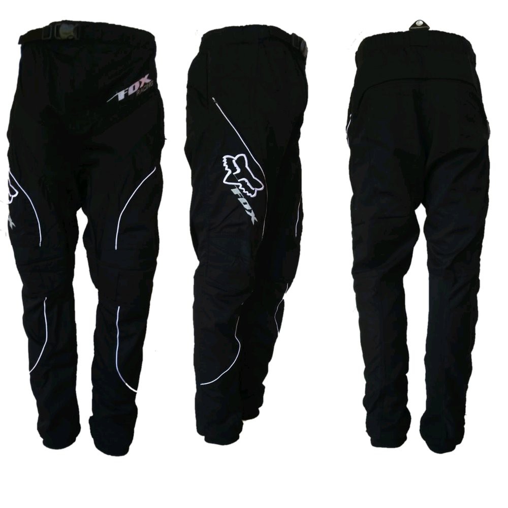 CELANA SEPEDA PANJANG TRAIL CROSS HITAM FOX