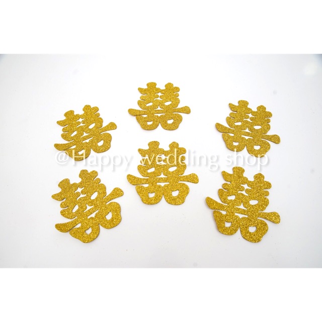 

Stiker Gliter Shuangxi / wedding / sangjit