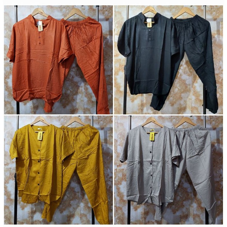 [BISA COD] TSC SETELAN CP RAYON TWILL JUMBO BY AGNES