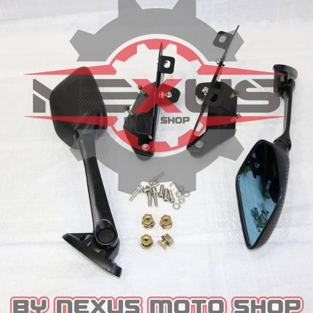 Spion r25 nmax bracket serpo nmax plus spion r25 panjang nmax spion r25+breket dudukan spion r25nmax