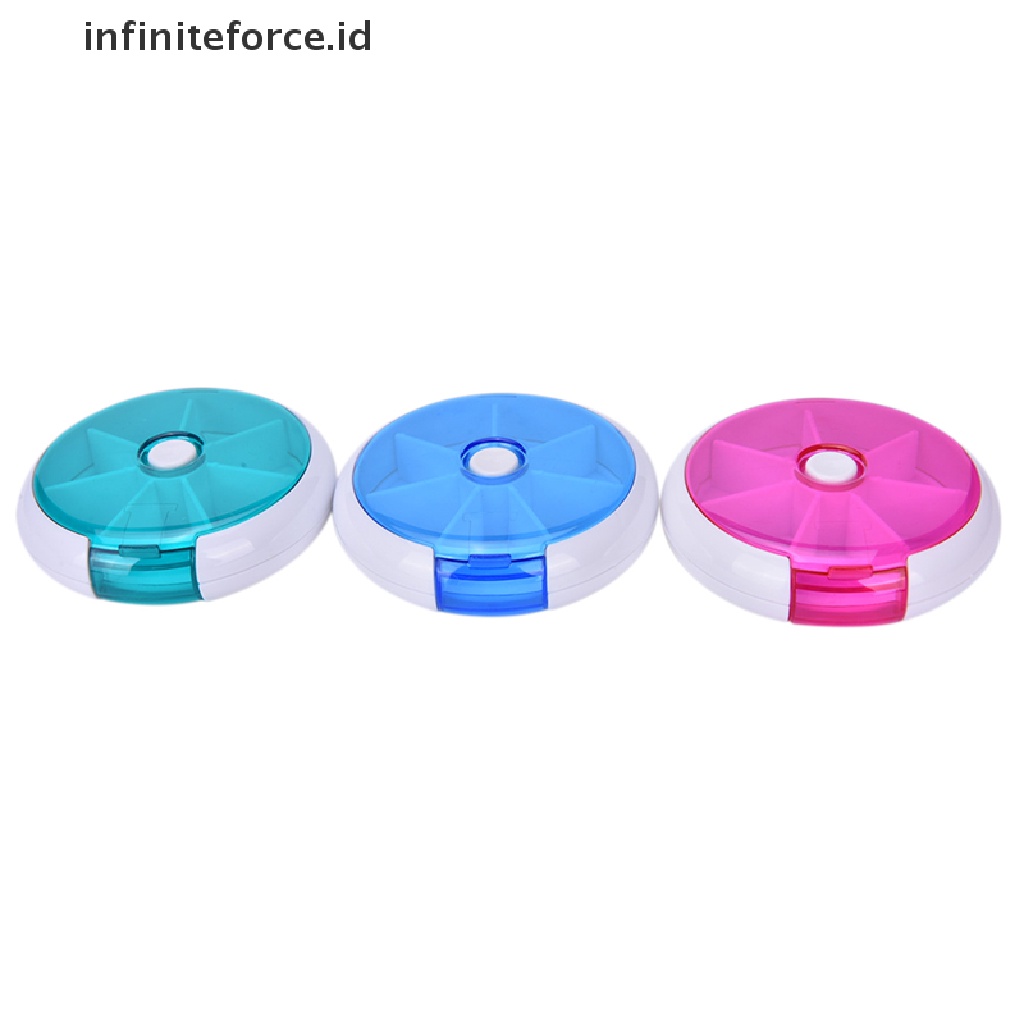 (Infiniteforce.Id) Kotak Organizer Obat 7 Hari Untuk Travel