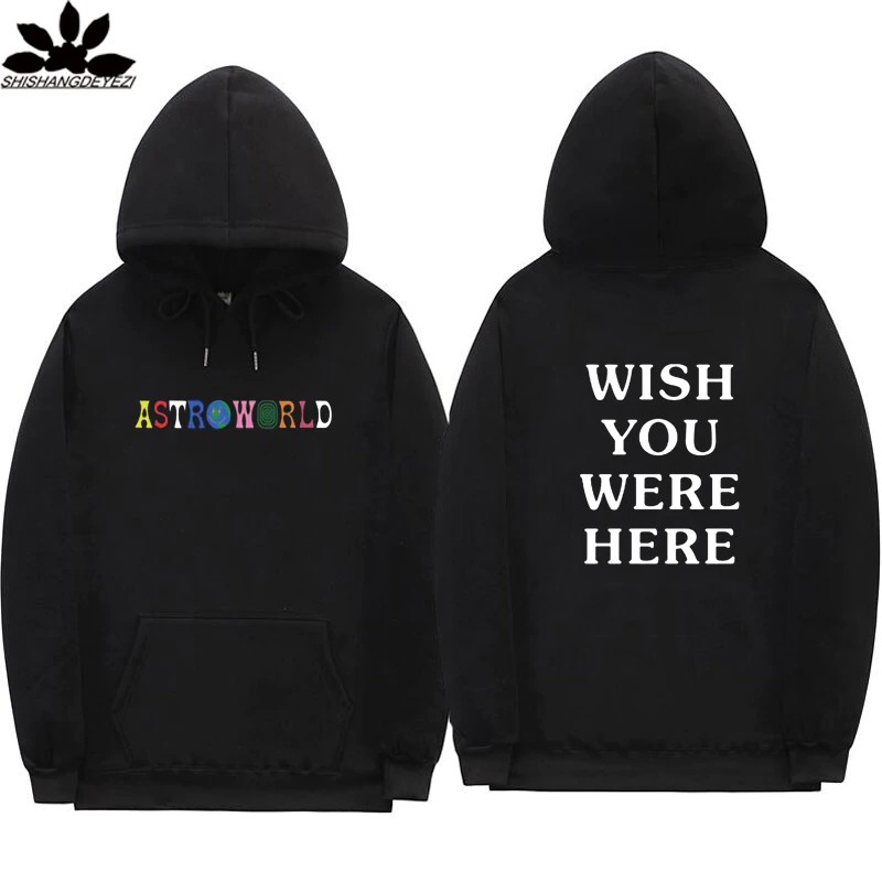 Terlaris Astroworld Hoodies Hitam Khaki Pink Orange Putih Abu-abu Travis Scott Astroworld Berharap