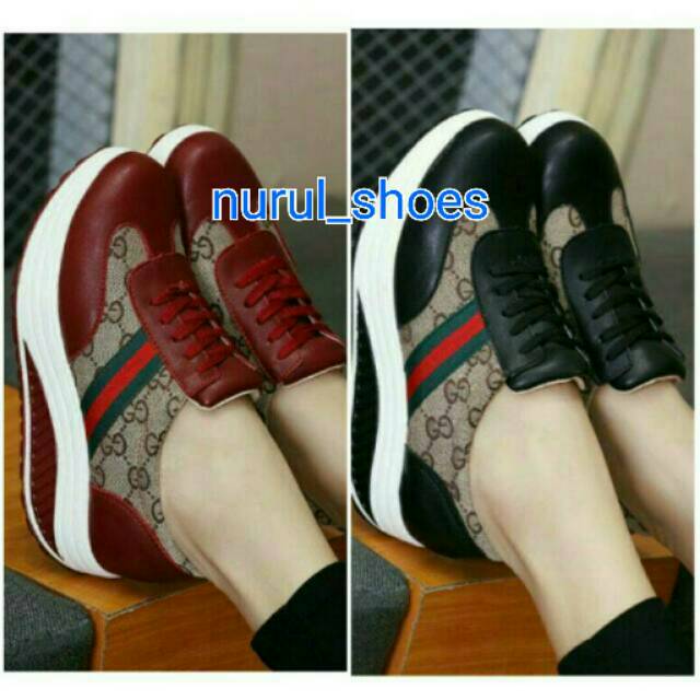 Sepatu wedges Gucci