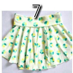 FLARE SKIRT - Rok Flare Anak Cewek Rok Lipat Pendek A line