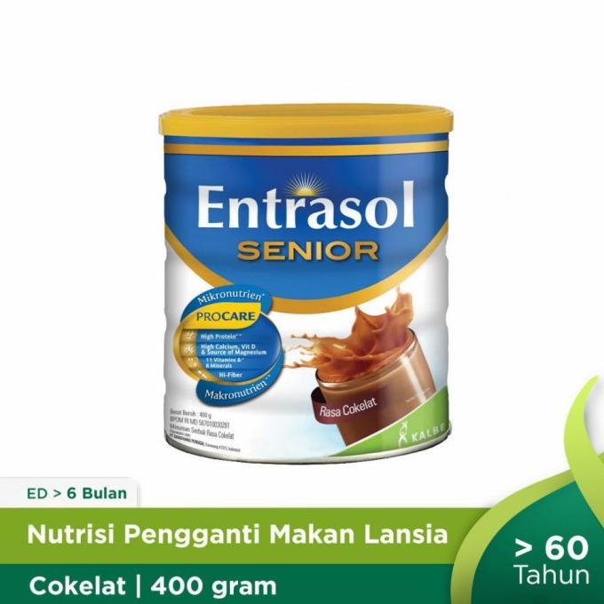 

[COD] Entrasol Senior Coklat 400gr [COD]