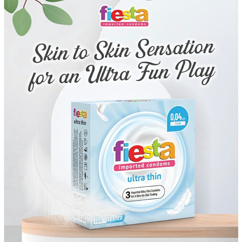 Kondom Fiesta Ultra Thin || Kondom Super Tipis || Kondom Tipis || Kondom Murah