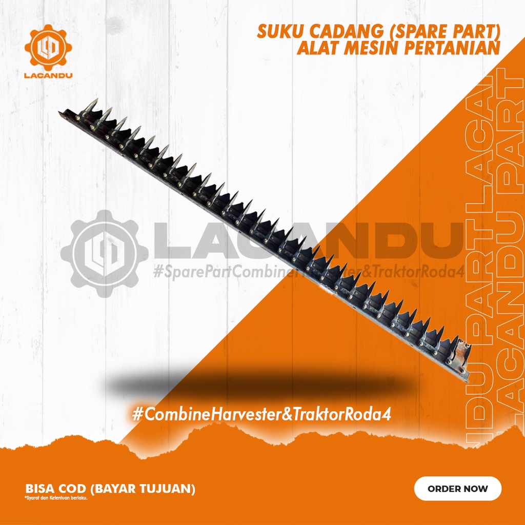 Z KNIFE ASSY - COMPLETE CUTTING BLADE - PISAU SET KOMPLIT DENGAN KUKU MACAN ZOOMLION - ZT40ZG.1.1C.2