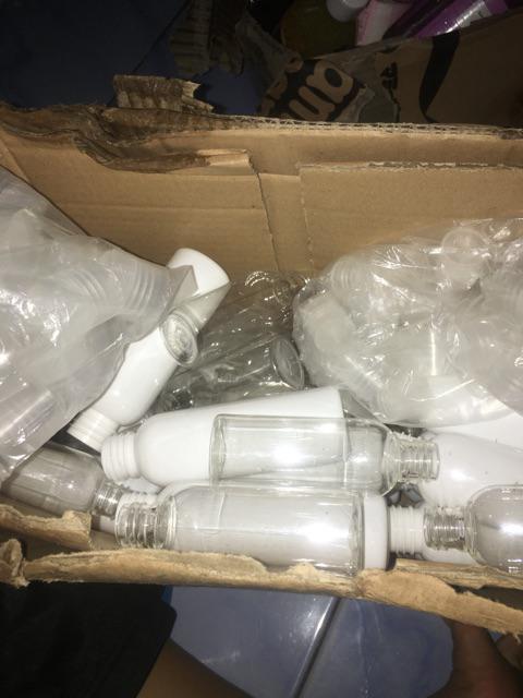 Botol Plastik Pet Tutup Press On 60 Ml Promo Minimal 30 Pcs