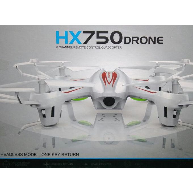 TERBARU  RC Drone HX750 / HX-750 / HX 750 6Ch Headless Mode One Key Return