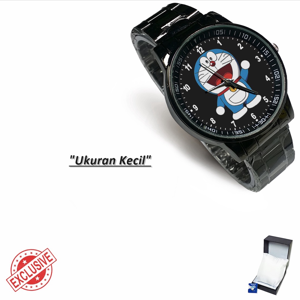 Jam Tangan Rantai Couple DORAEMON MOTIF - 3 (Special)