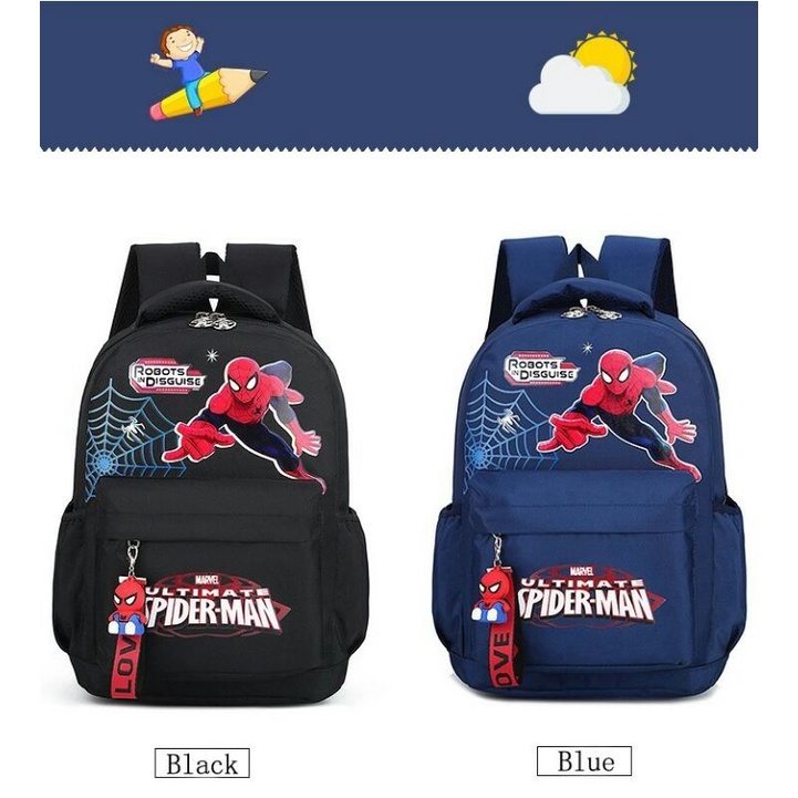 Backpack School Children Ransel anak Sekolah Karakter Spiderman 2431 BISA COD