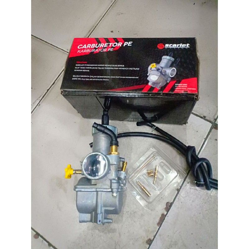 karburator PE 28 merek scarlet racing