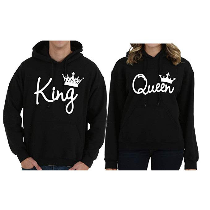 Sweater hoodie jumper hoodie zipper jaket couple King Queen premium