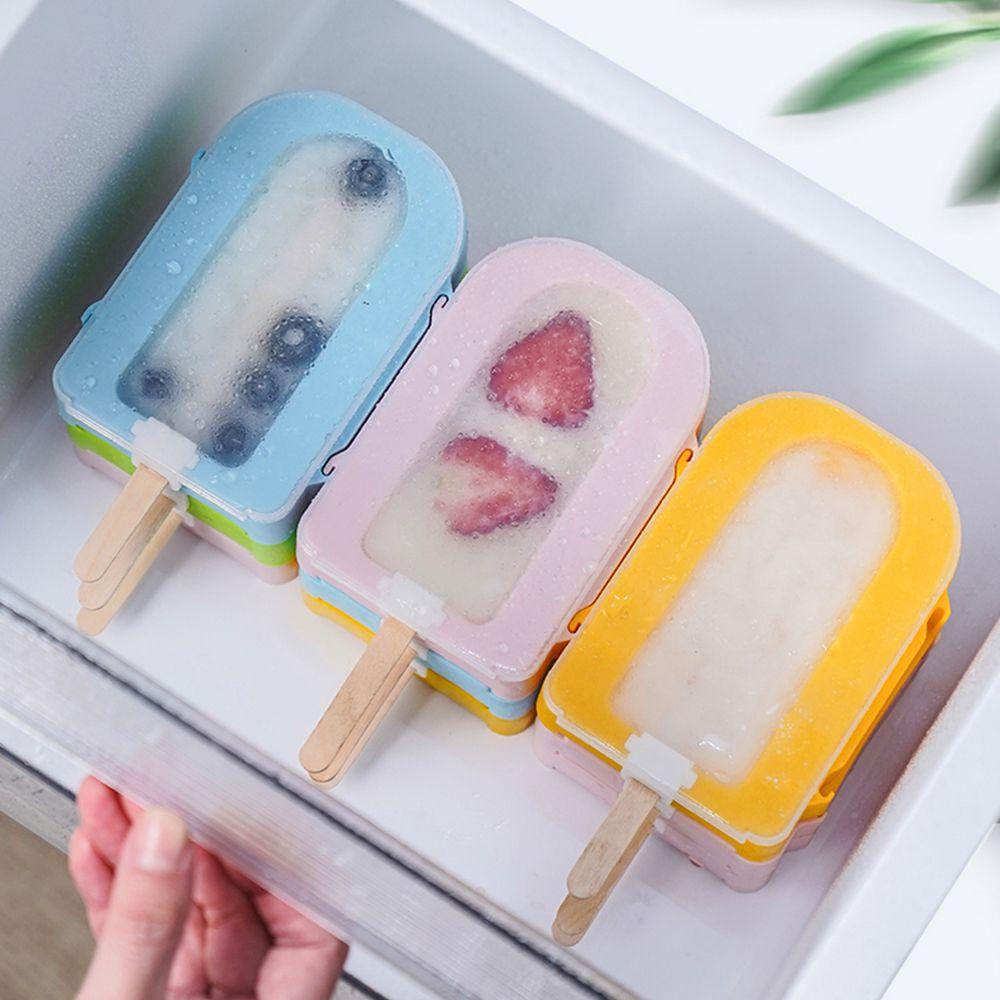 CHOOKYY Chookyy Ice Pop Maker Gadget Dapur Makan Musim Panas Freezer Coklat Tray DIY Alat Kue Cetakan Es Loli