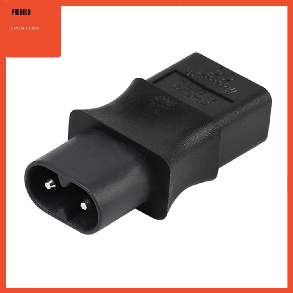 Konektor Adapter Iec 320 C8 Male Plug Ke C9 2 Pin Female 6a/250v