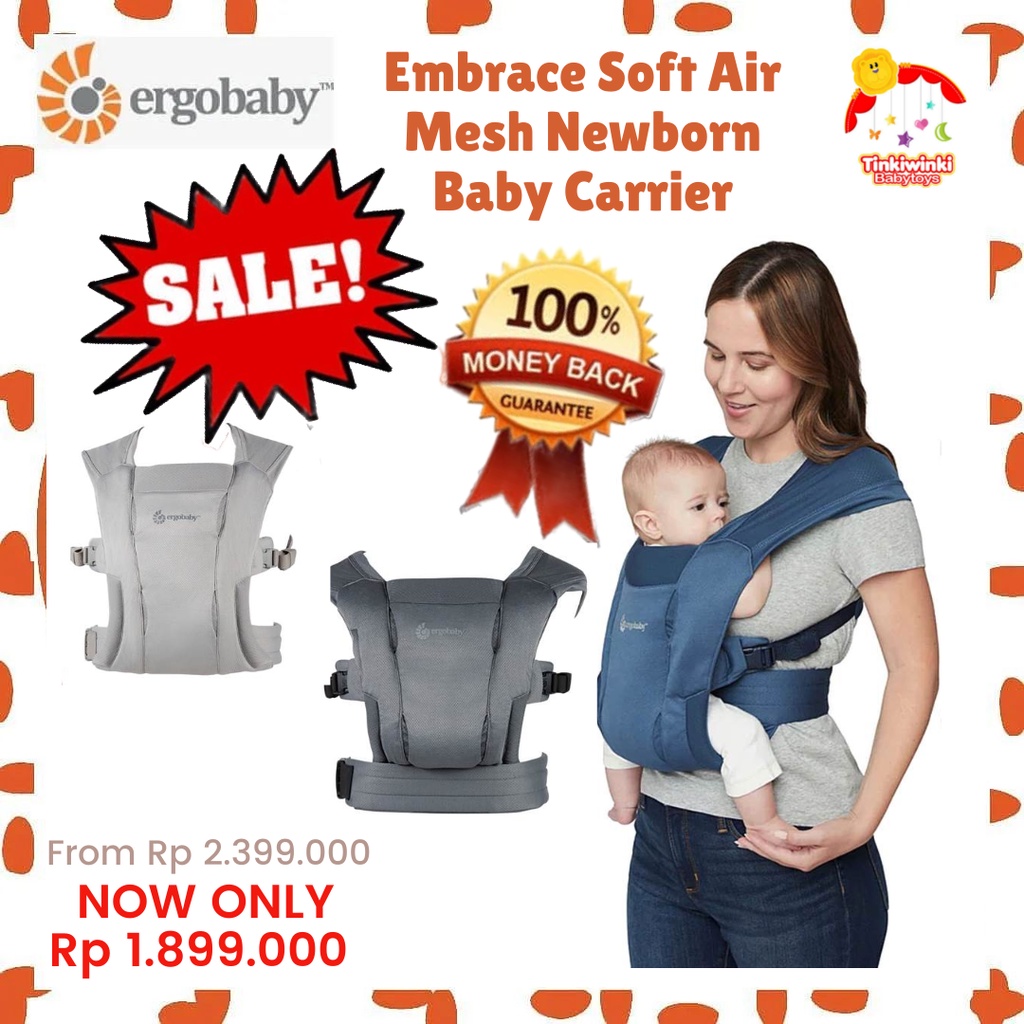 Ergobaby Embrace Soft Air Mesh Newborn Baby Carrier