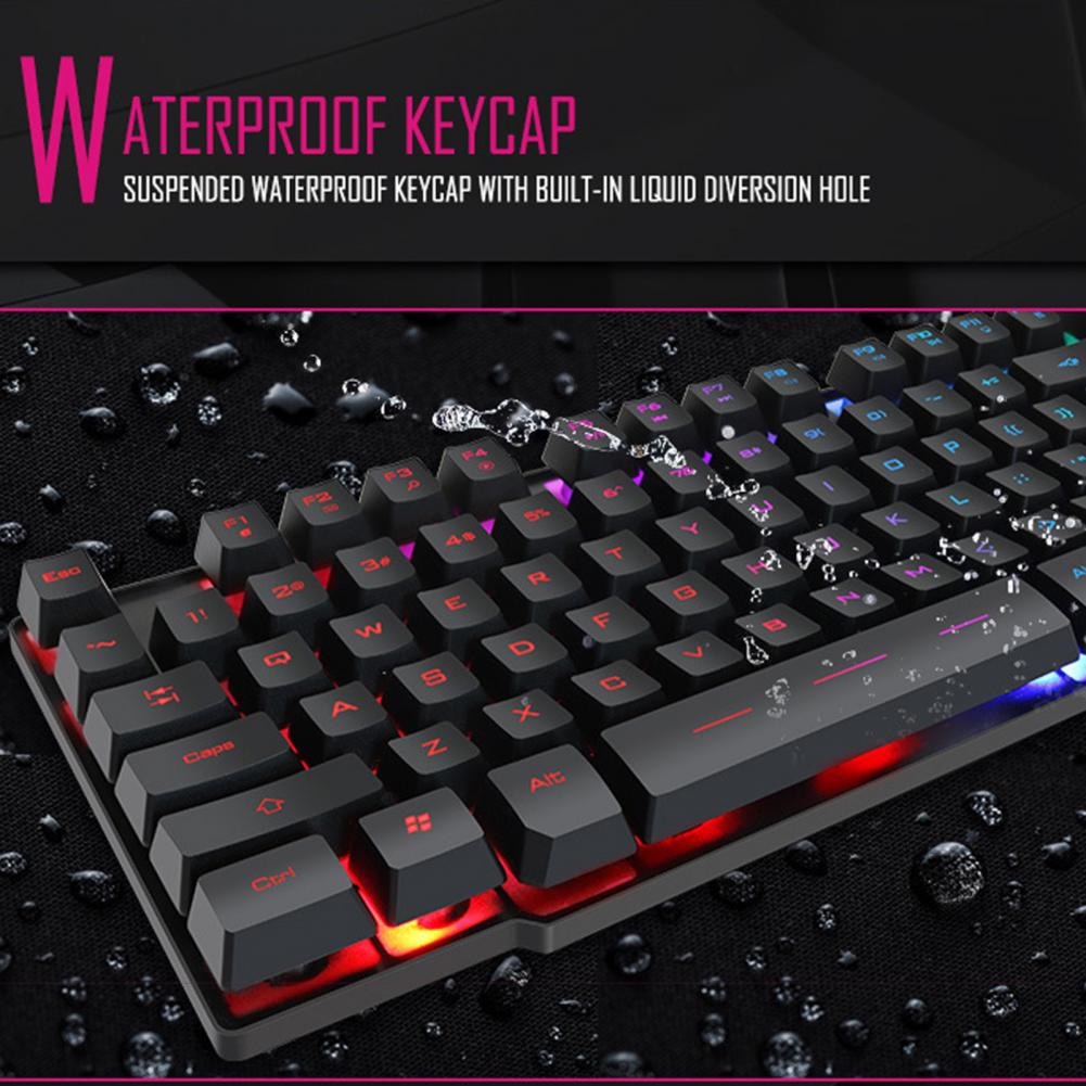 iMice Gaming Keyboard Professional RGB Backlit - AK-600 - Black