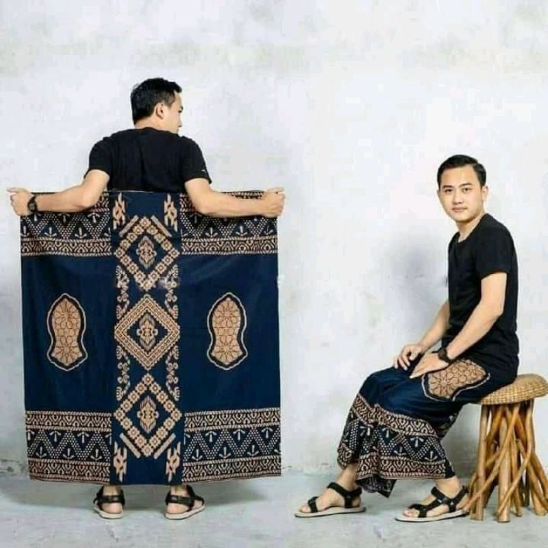 sarung batik motif terompah nabi / sarung pekalongan / sarung batik