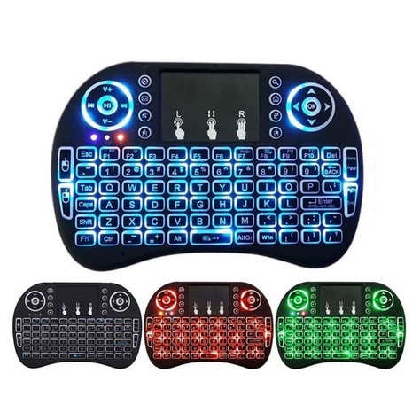 Mini i8 backlit Keyboard Wireless led Backlight Android Touchpad Mouse Tv Box