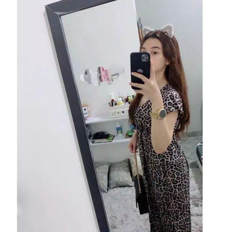 Dijamin Miring harga.. Daster manohara leopard // Daster macan // manohara macan // manohara kerut /