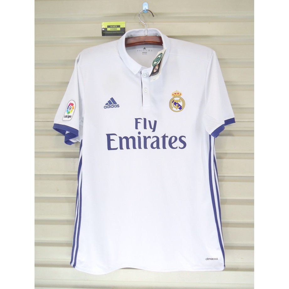 ORIGINAL  Real Madrid 2016-17 Home. BNWT. Original Jersey 06