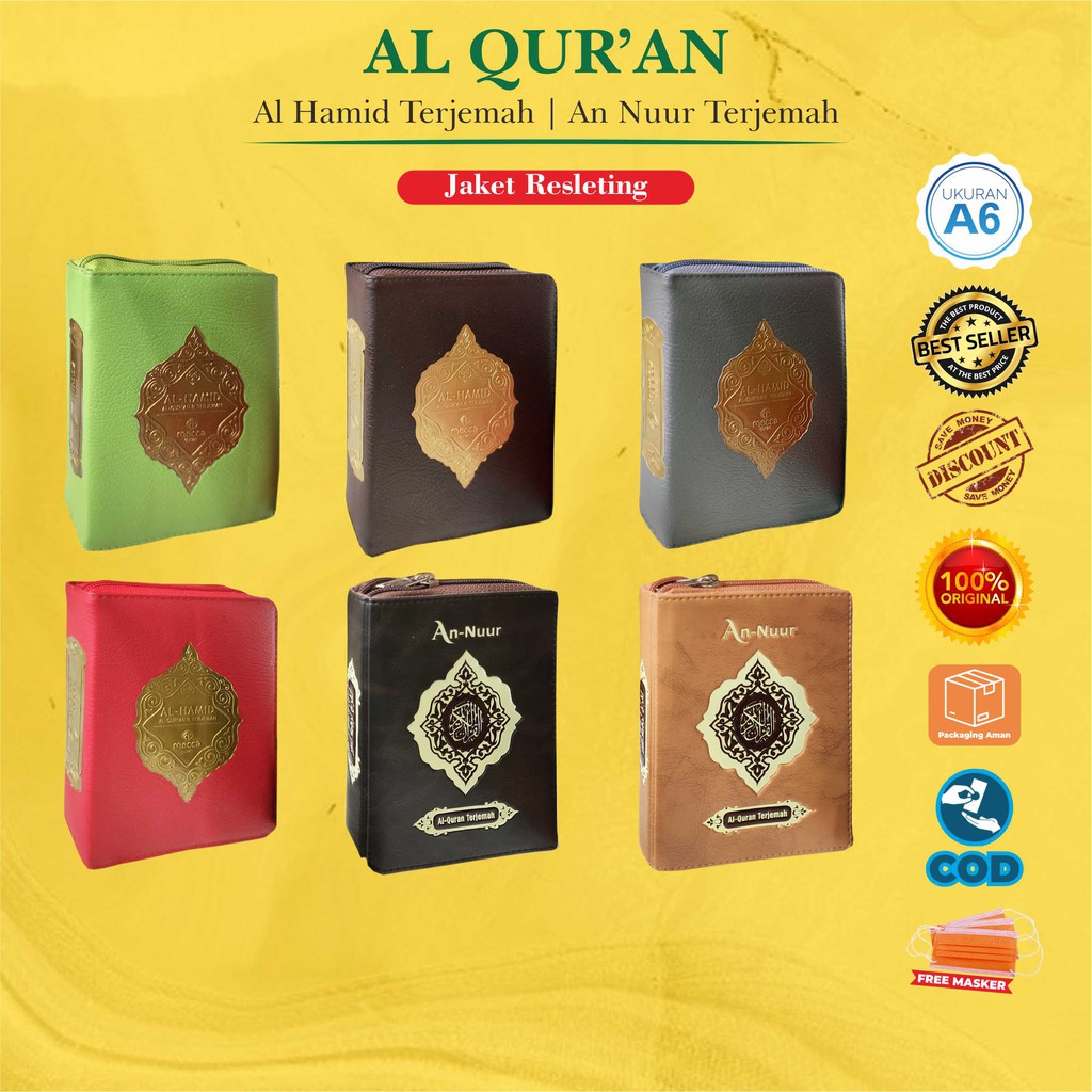 Jual Al Quran Kecil Al Hamid Quran Annur Terjemah Pustaka Barokah A6 ...