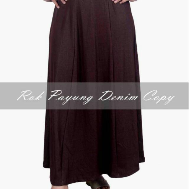 Rok Payung Denim Zetha
