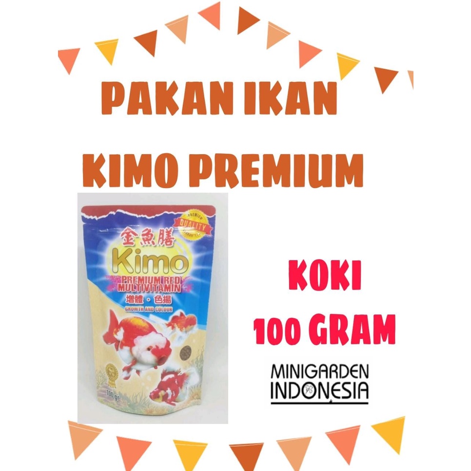 PELET PAKAN IKAN KOKI KIMO PREMIUM 100 GRAM makanan ikan hias floating