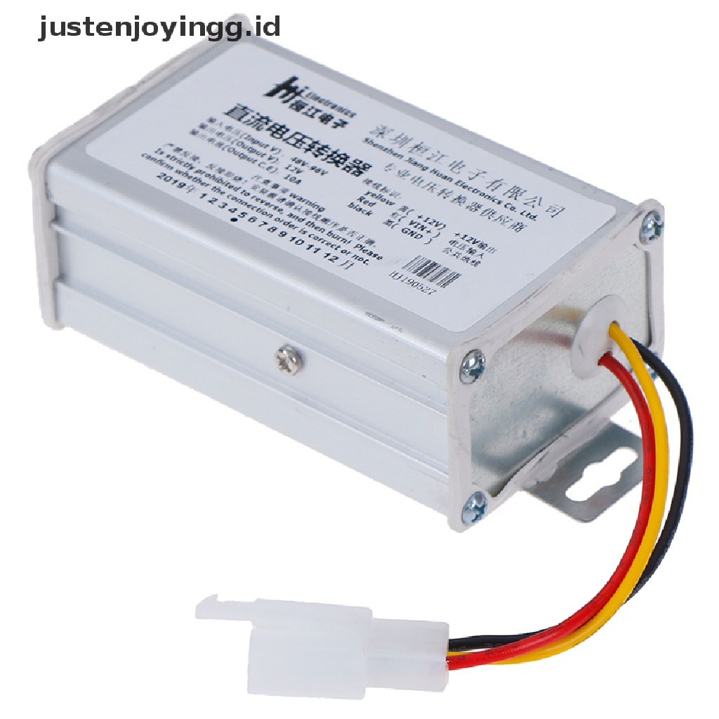 // justenjoyingg.id // DC 48V-96V To 12V-10A 120W Converter Adapter for Electric Car Battery ark ~