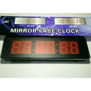 Jam Digital LED Meja/Dinding JH-828 Angka Menyala Warna Merah Termurah