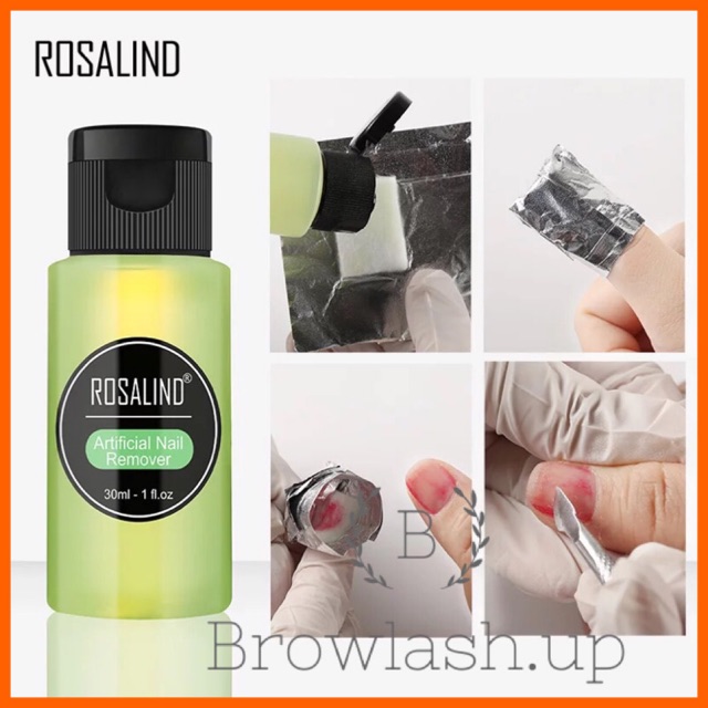 ROSALIND gel polish remover ACETON ASETON gel polish kutek gel rosalind