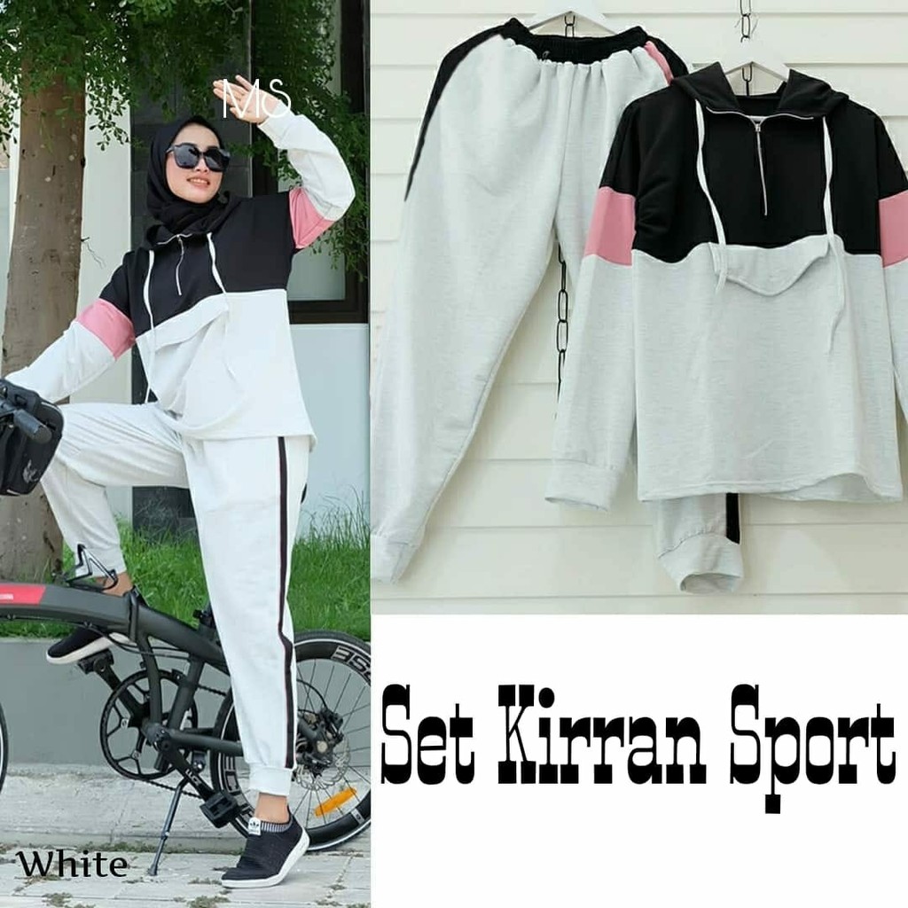 PCS SET KIRRAN SPORT 3 UKURAN L XL XXL MS PAKAIAN WANITA SETELAN ADA VIDEO REVIEW ASLI PRODUK