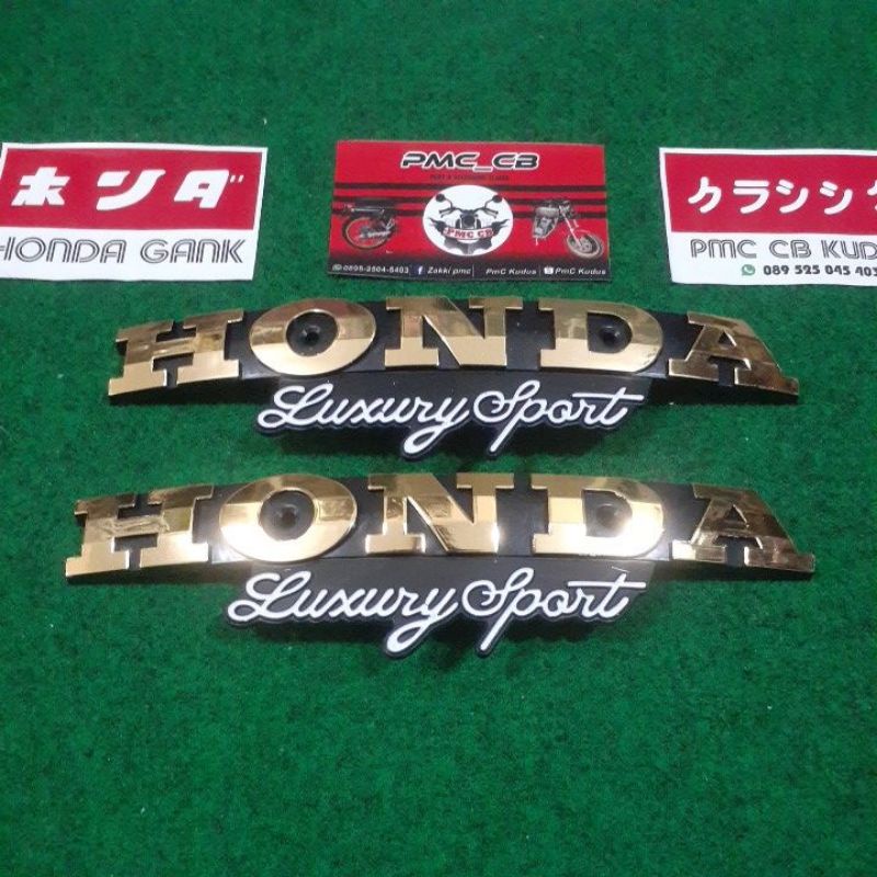 Jual Emblem Tangki Gl Proneotech Gl Max Gl Kotak Honda Luxury Shopee