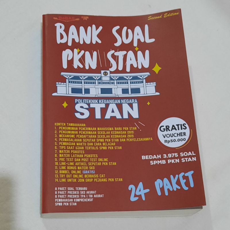 [JUAL MURAH] BANK SOAL BIMBEL BEBAS PKN STAN