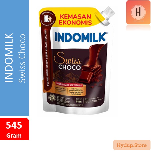 

Indomilk Swiss Choco Kental Manis Cokelat Pouch 545 Gram