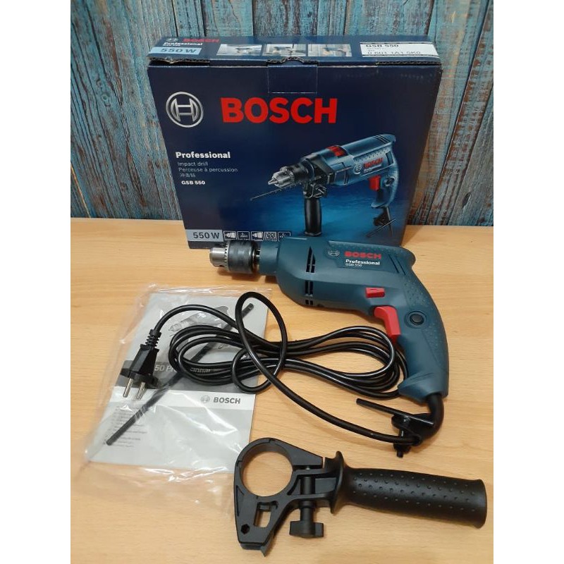 Jual BOSCH Gsb 550 Mesin Bor Tembok Besi BOSCH GSB 550 13mm Shopee