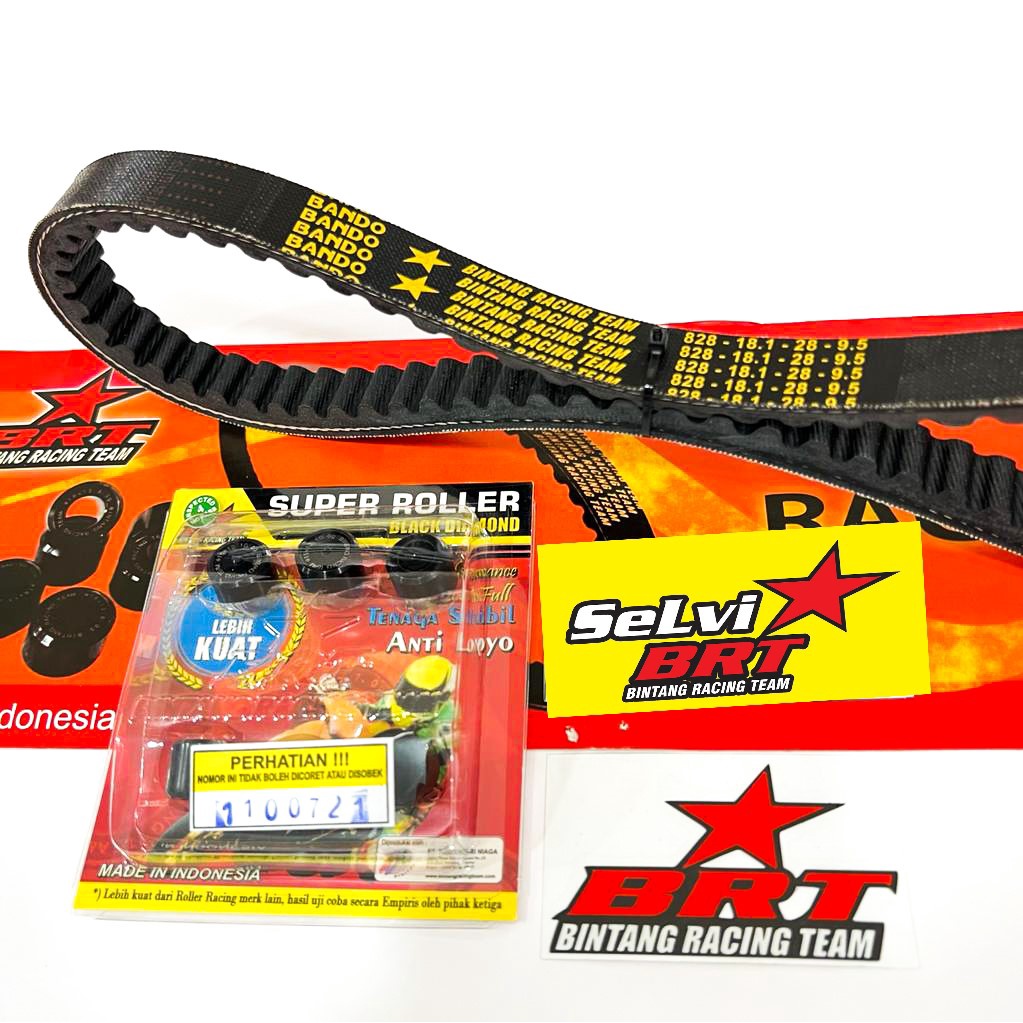 Jual PAKET SUPER ROLLER & V BELT BRT VARIO 110 OLD VARIO 110 KARBU