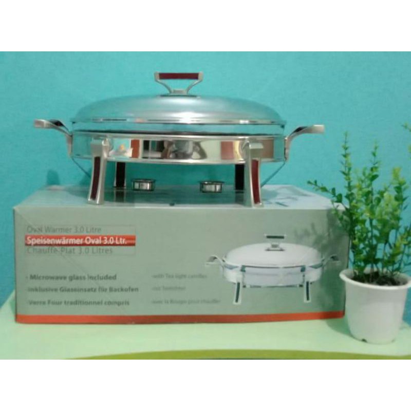 Dixon Wadah Saji Prasmanan Food Warmer Ifa Cookware 3 liter