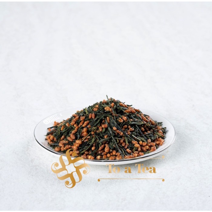 

(BISA COD) KAZU (Sencha) Genmaicha - 100% Japanese Roasted Rice Green Tea 50g