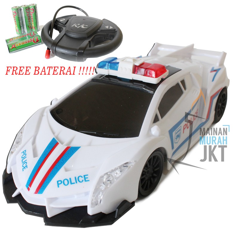 MAINANKEI  MOBIL MOBILAN  REMOT PREMIUM TOYS PR 17367 MOBIL REMOTE POLISI