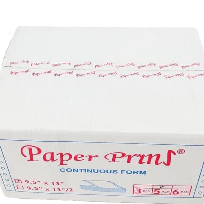 

CONTINUOUS FORM 9,5 X 13 5PLY PAPERPRYNS