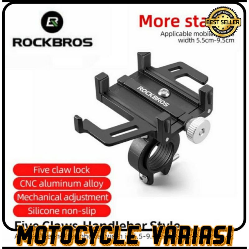 Phone Holder Hp Rockbros Motor Rockbros ORIGINAL 100℅ Alumunium aloy