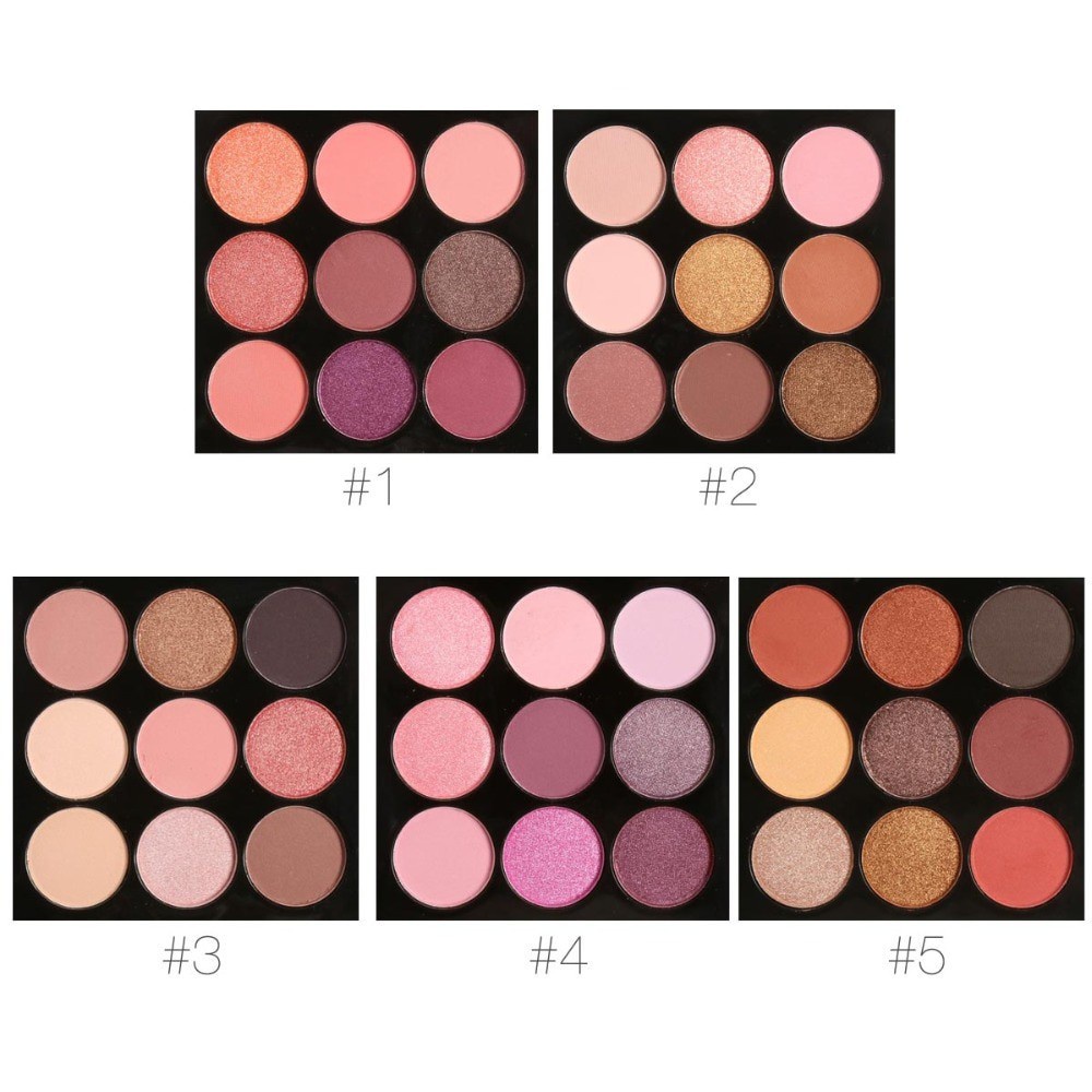 FOCALLURE 9 Warna - NINE COLOR Eyeshadow palette mata kosmetik - (FA36)