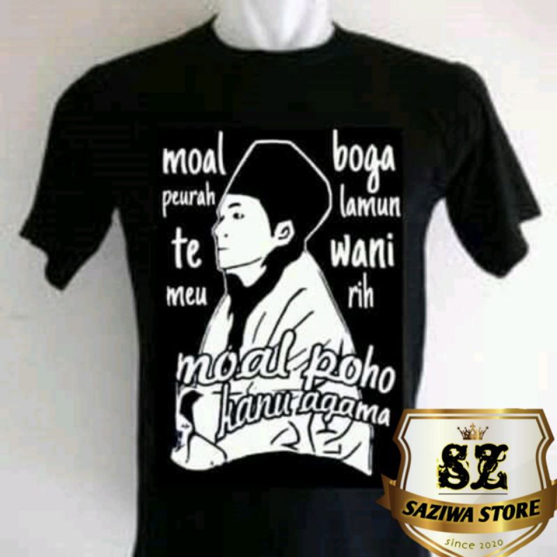 KAOS SANTRI MOAL BOGA PEURAH LAMUN MBUNG PEURIH // KAOS SANTRI KATA KATA SUNDA // KAOS DISTRO //KAOS